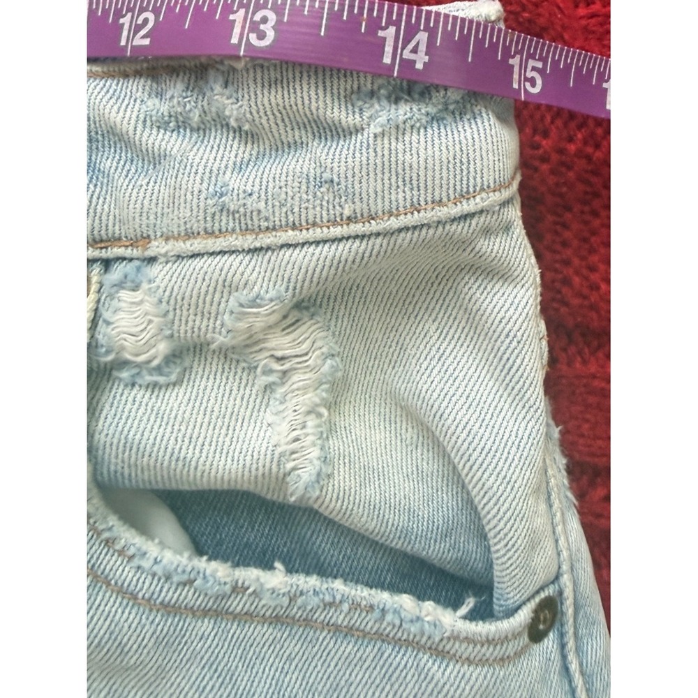 Rolla's Distressed Denim Cutoff Shorts | Light Wash | Festival Summer Staple - Picture 9 of 16